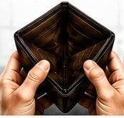 Empty wallet
